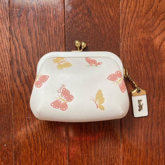 Coach Bags Coach Butterfly Print Kisslock Coin Purse Poshmark